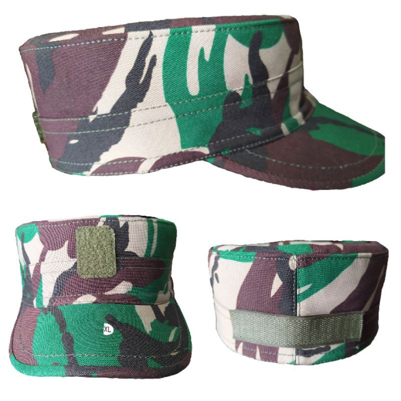 topi pet pdl velbet waterproof / topi pet pdl bahan velbet/topi pet comando TNI AD