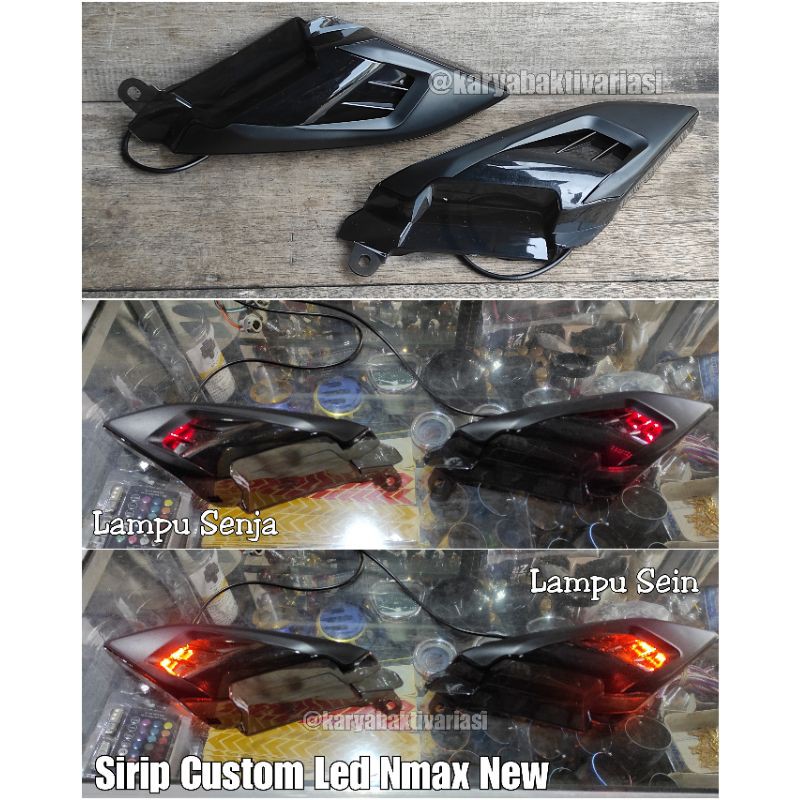 Sirip Custom Nmax New + Led Senja + Sein MHR