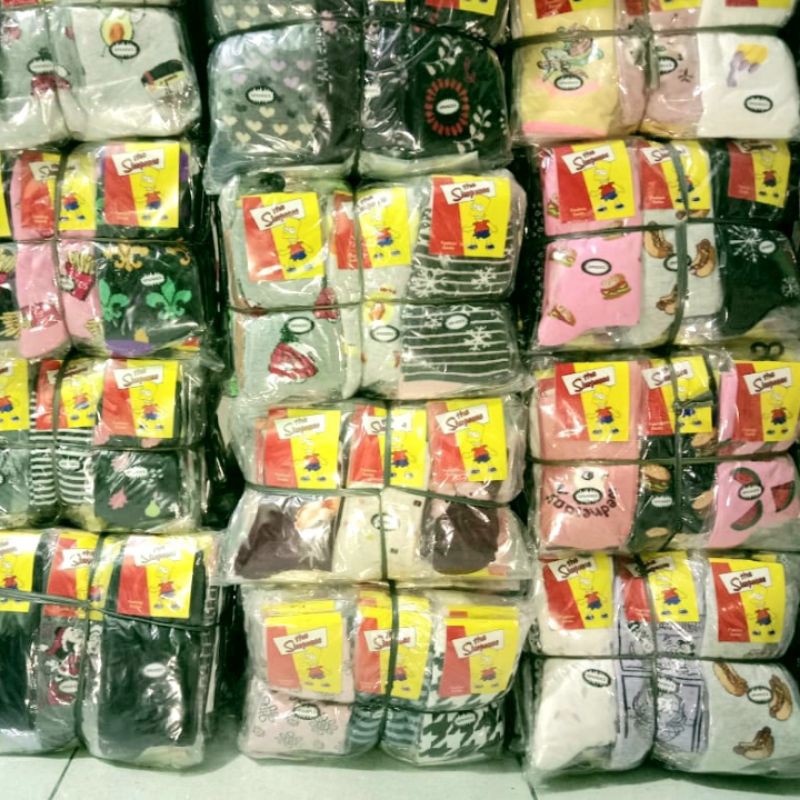 ( 12 PASANG ) Murah !!! KAOS KAKI MOTIF TK,SD,REMAJA-2