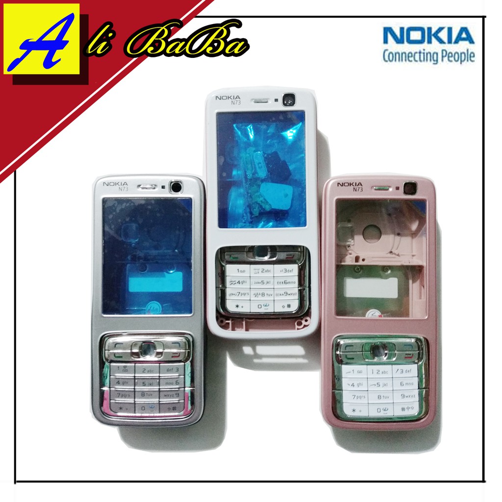 Kesing Fullset Handphone Nokia N73 Housing Fullset Tombol Tulang Camera Lens Nokia N73 Case Cassing