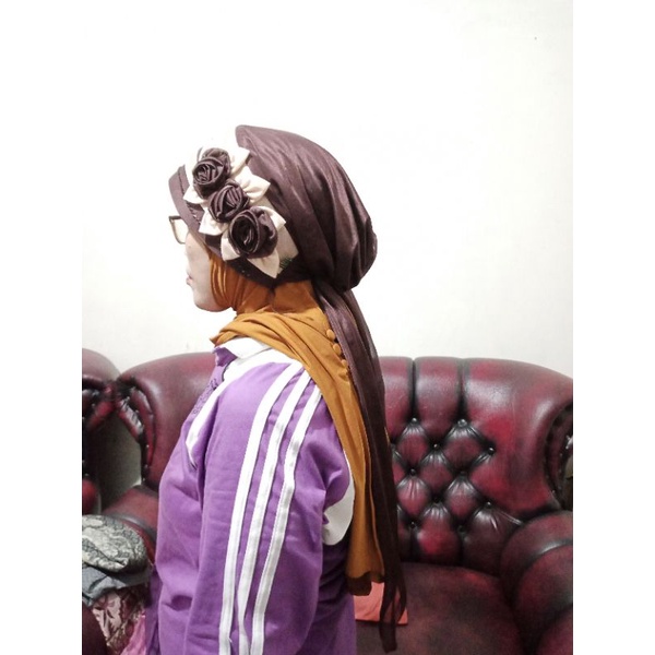 kerudung jilbab model lama ciput panjang