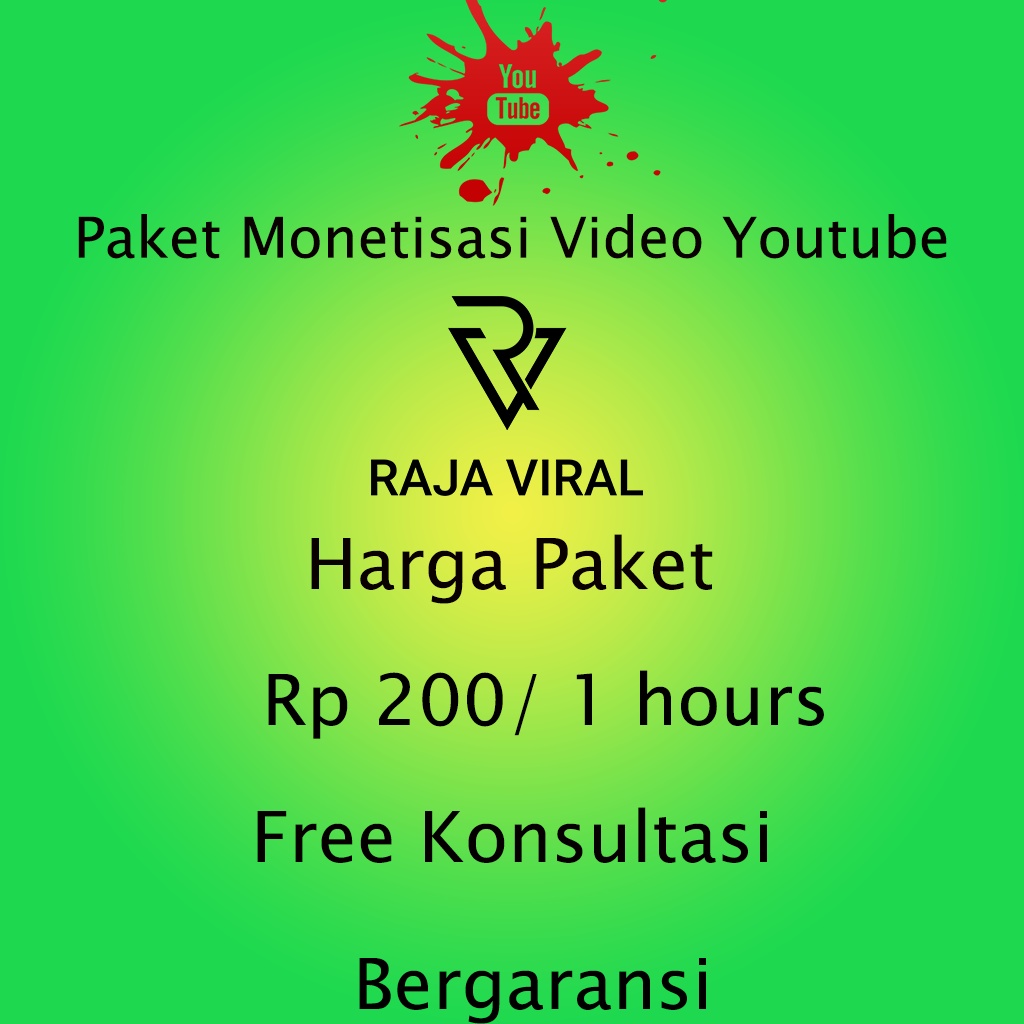 Paket Monetisasi Video Youtube