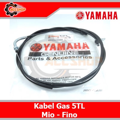 KABEL TALI GAS 5TL YAMAHA MIO SPORTY ,MIO SMILE ,MIO SOUL ,FINO KARBU KUALITAS ASLI ORIGINALL