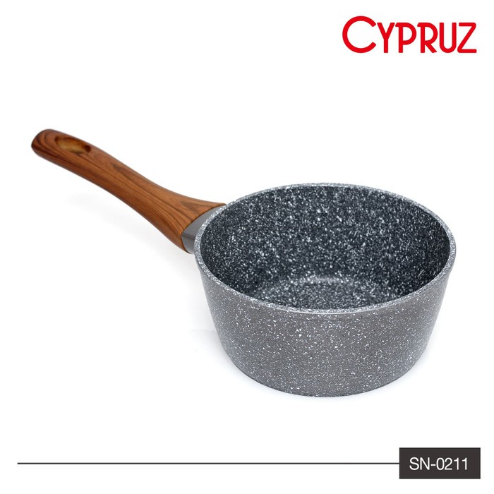 SN-0211 CYPRUZ SAUCE PAN MARBLE INDUKSI 16CM ORIGINAL BELGIUM