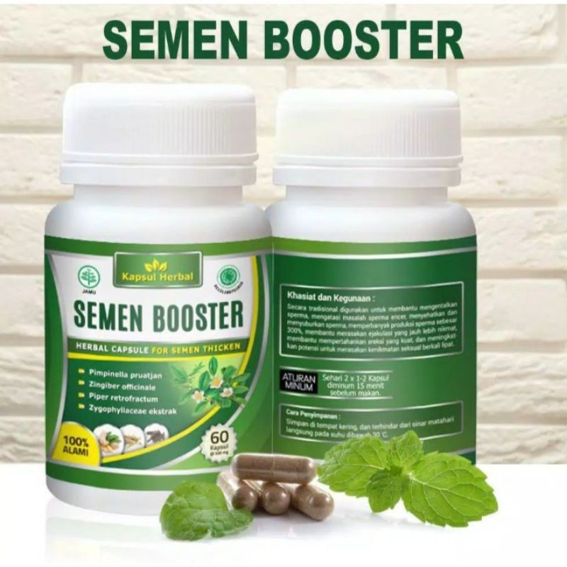 SEMEN BOOSTER - SEMEN BOOSTER PENYUBUR + PENGENTAL SEPERMA Semen booster Asli Original