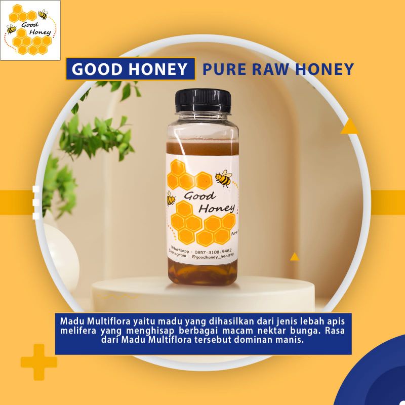

Madu Cair Multifora Asli 350gr