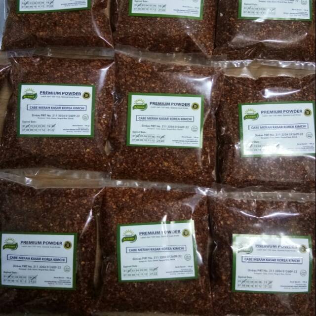 

Bumbu Cabe Korea Kimchi 100 gram, Jual Bubuk Cabe Korea Kimchi Powder Murah Enak Halal Good Aroma