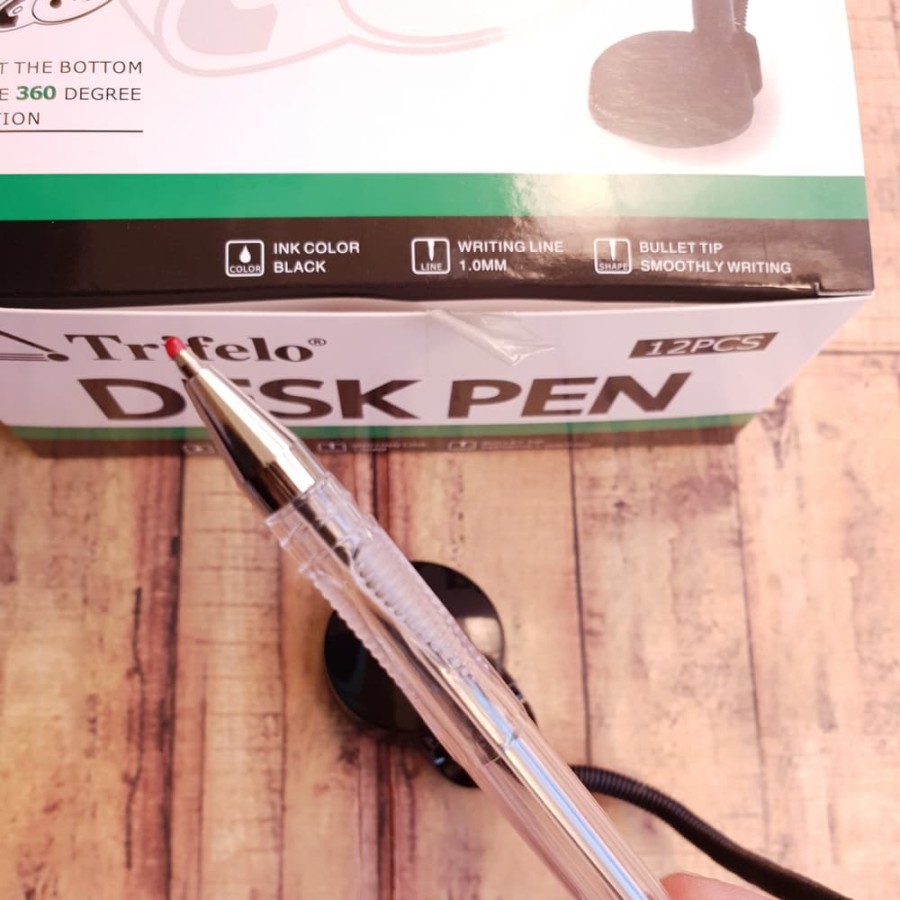 

1 Pak/Lusin Pen - Pulpen - Ballpoint Meja Trifelo TF320 360 degree
