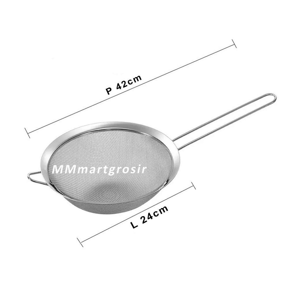 Saringan / Saringan Stainless / Saringan Minyak / Serbaguna 24cm