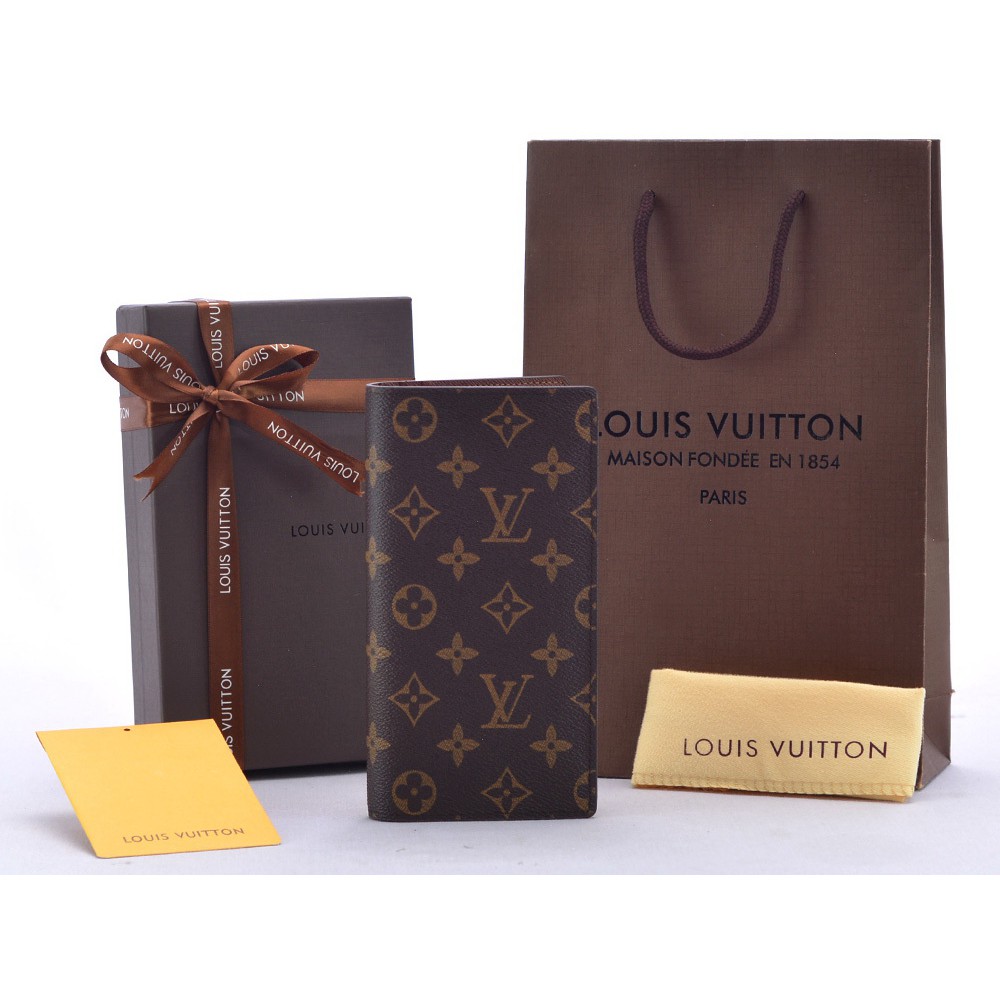 Dompet Louis Vuitton Brazza Canvas Monogram M62665