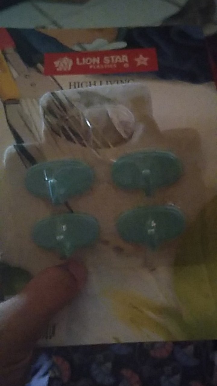 Hanger Hook Oval Horizontal Set Of Five Hk-6 - Hook Multifungsi Isi 5 - Gantungan Tempel