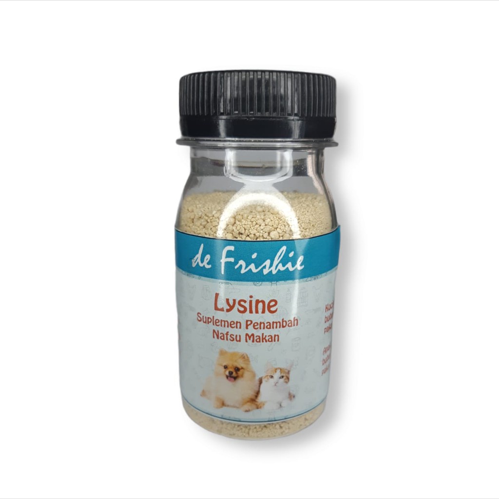 LYSINE VITAMIN PENAMBAH NAFSU MAKAN IMUNITAS ANJING KUCING 25GR LISIN