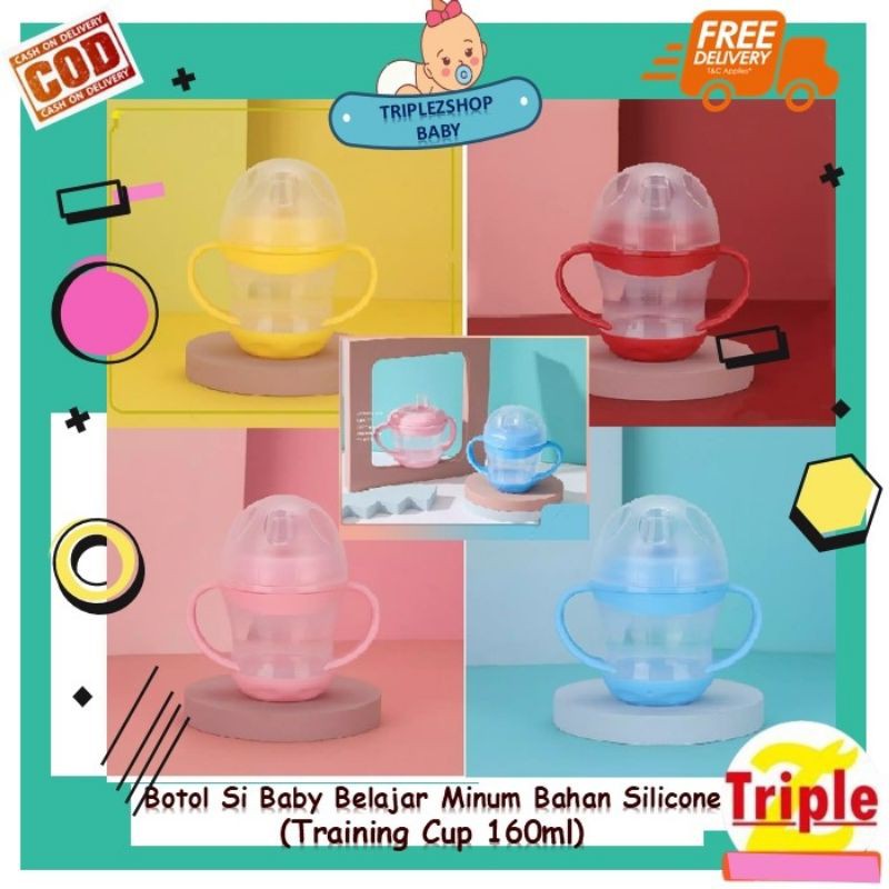 Botol Gelas Bayi Belajar Minum Training Cup Silicone Silikon