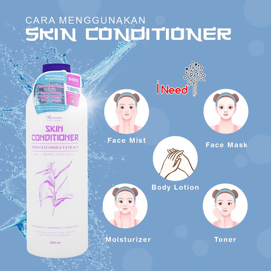 (INEED) AUTUMN Skin Conditioner With Hatumogi Extract/with aloevera extract 500ml