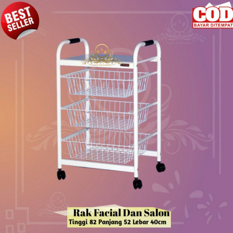Rak Salon Troli Salon Rak Facial Rak Serbaguna Rak Salon Kecantikan
