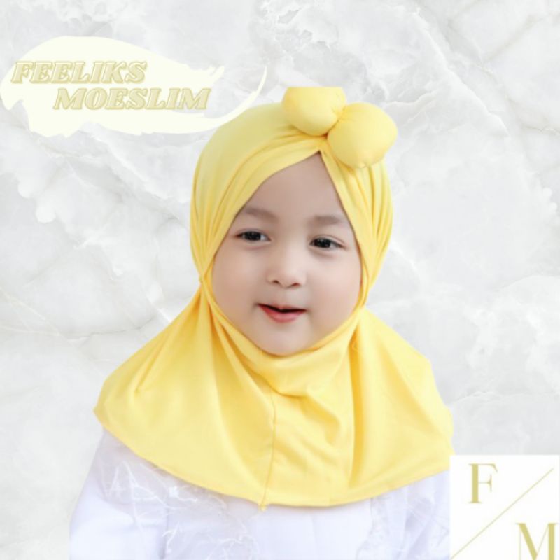 Hijab Anak Mini Samping / Jilbab nyaman murah lucu kualitas PREMIUM