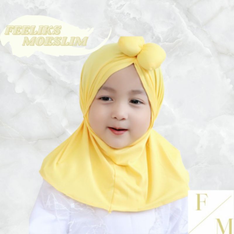 Hijab Anak Mini Samping / Jilbab nyaman murah lucu kualitas PREMIUM