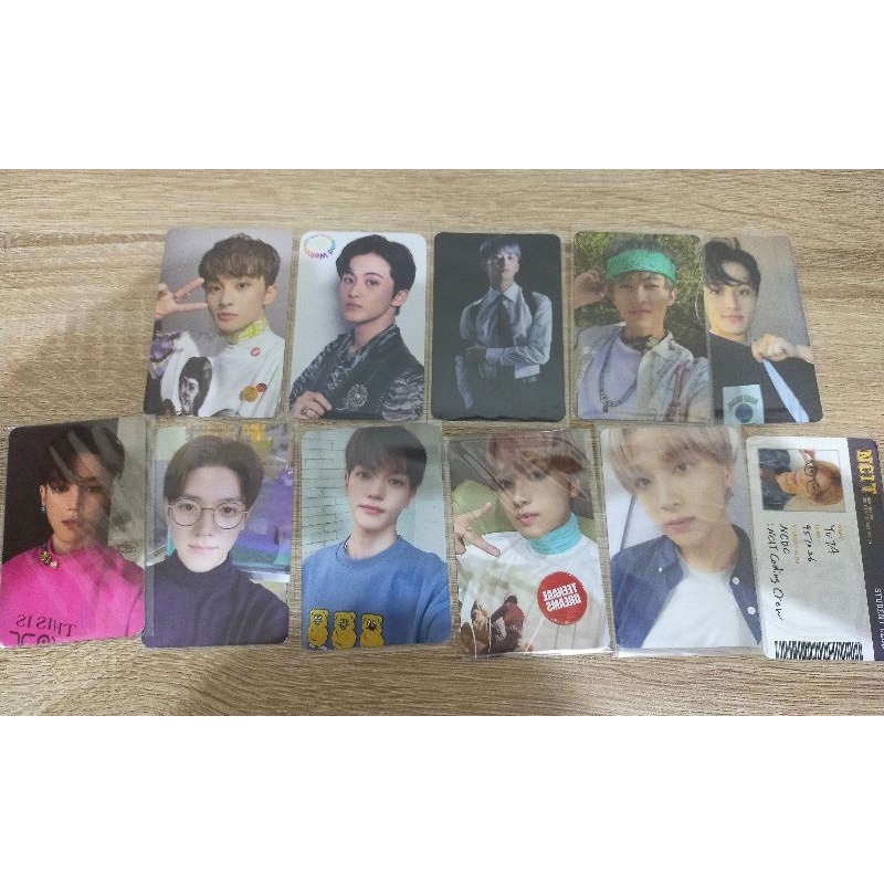 OFFICIAL PHOTOCARD PC NCT 127 DREAM TAEYONG HAECHAN STICKY MARK AGENT TAEYONG BENEFIT HOTTRACKS JAEM