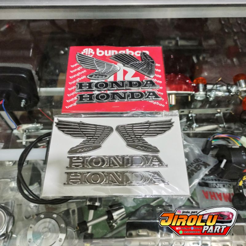 EMBLEM TANGKI CB - EMBLEM CB - EMBLEM SAYAP HONDA - EMBLEM HONDA CB