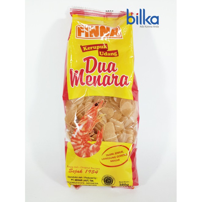 

FINNA KERUPUK UDANG "DUA MENARA" 380g