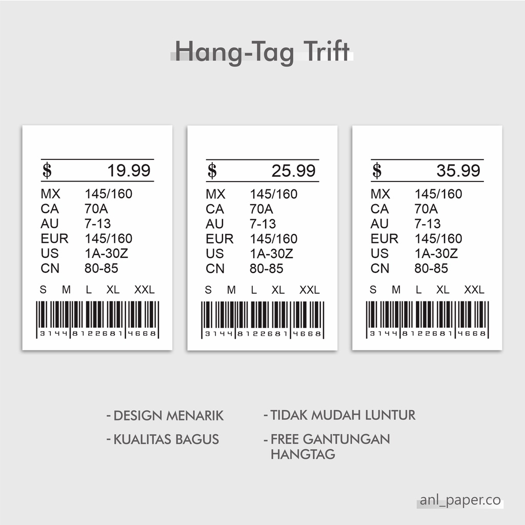 

Hang Tag Desain Price Tag Label Baju Hangtag Toko Hangtag Logo Stiker Merek Label Lebel Olshop Jualan Bisnis Fashion Tali Hantag Usaha Toko Murah Dolla Kecil 4x6