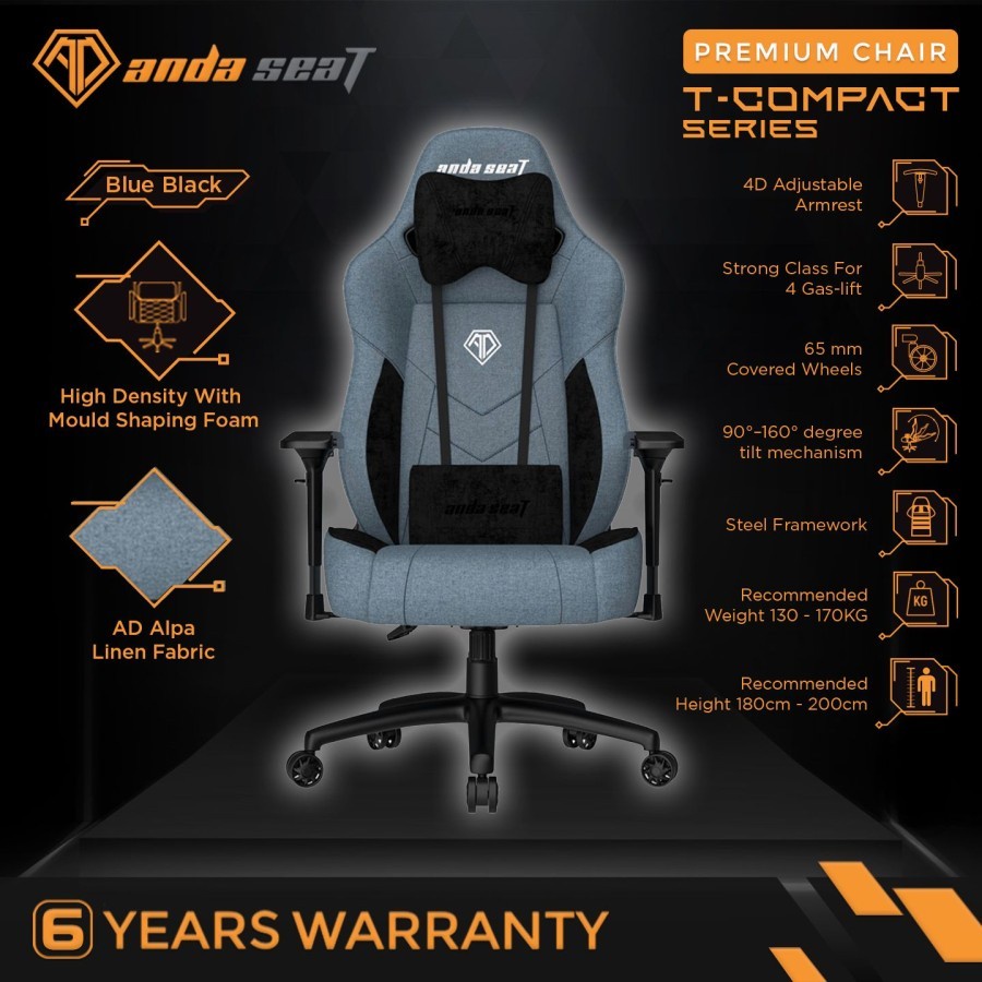ANDASEAT T-Compact Series Premium - Gaming Chair