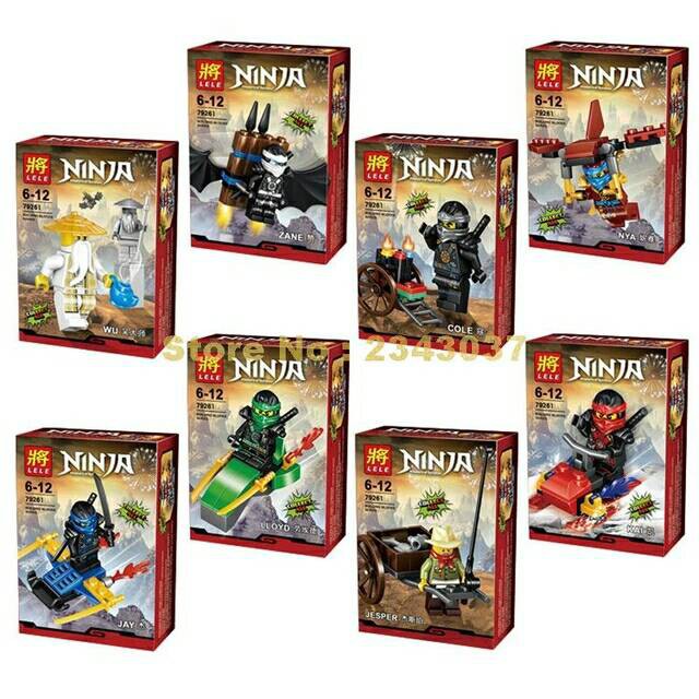 lele 79261 minifigures ninjago