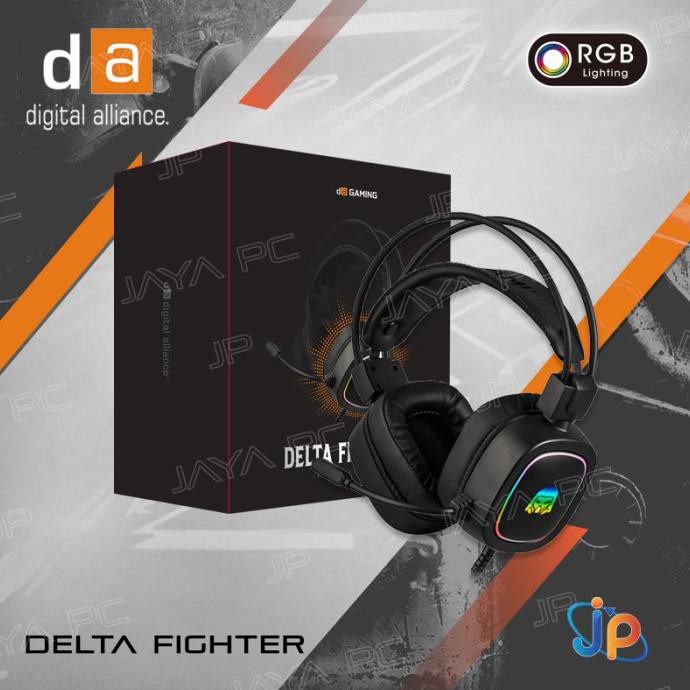 Headset Gaming Digital Alliance Da Delta Fighter Rgb 7.1 Surround Termurah