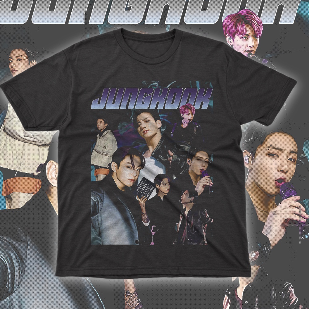 KAOS KPOP JUNGKOOK BTS I JUNGKOOK BTS T-SHIRT I KPOP T-SHIRT OVERSIZE - BIGSIZE - UPSIZE