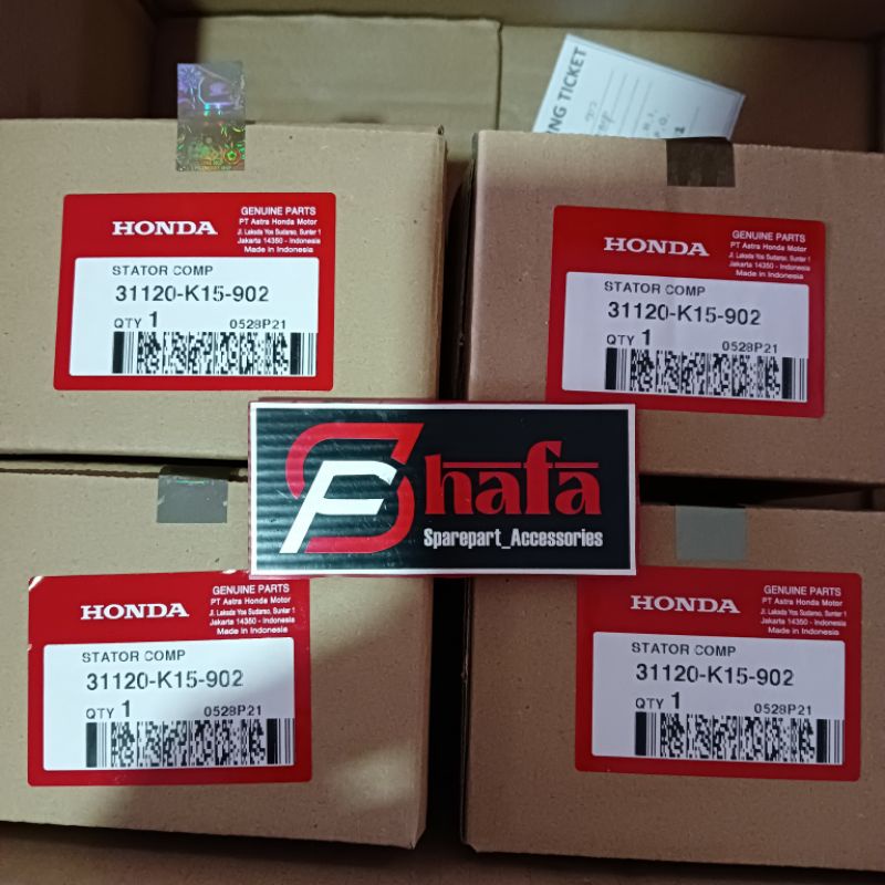 31120K15902 Stator Comp (Spull) – CB150R StreetFire Old - spull & Magnet - spul jalan -  Spull Spul 