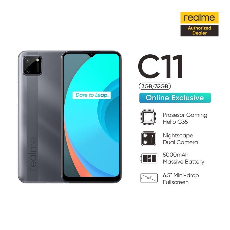 Jual Realme C11 Ram 2/32 GB Resmi Shopee Indonesia