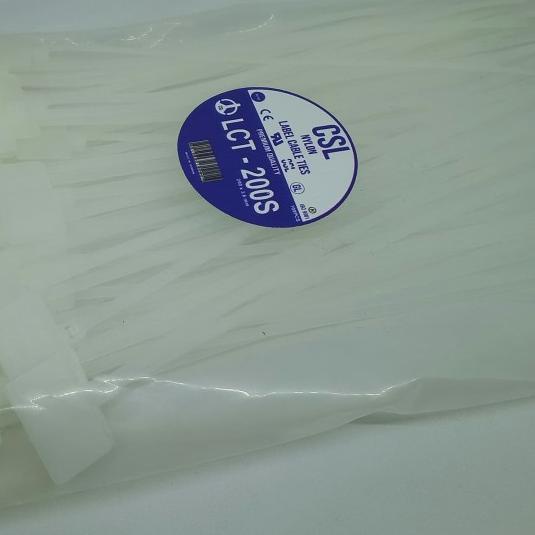 

℮ Kabel Ties Label 20cm Putih ➭
