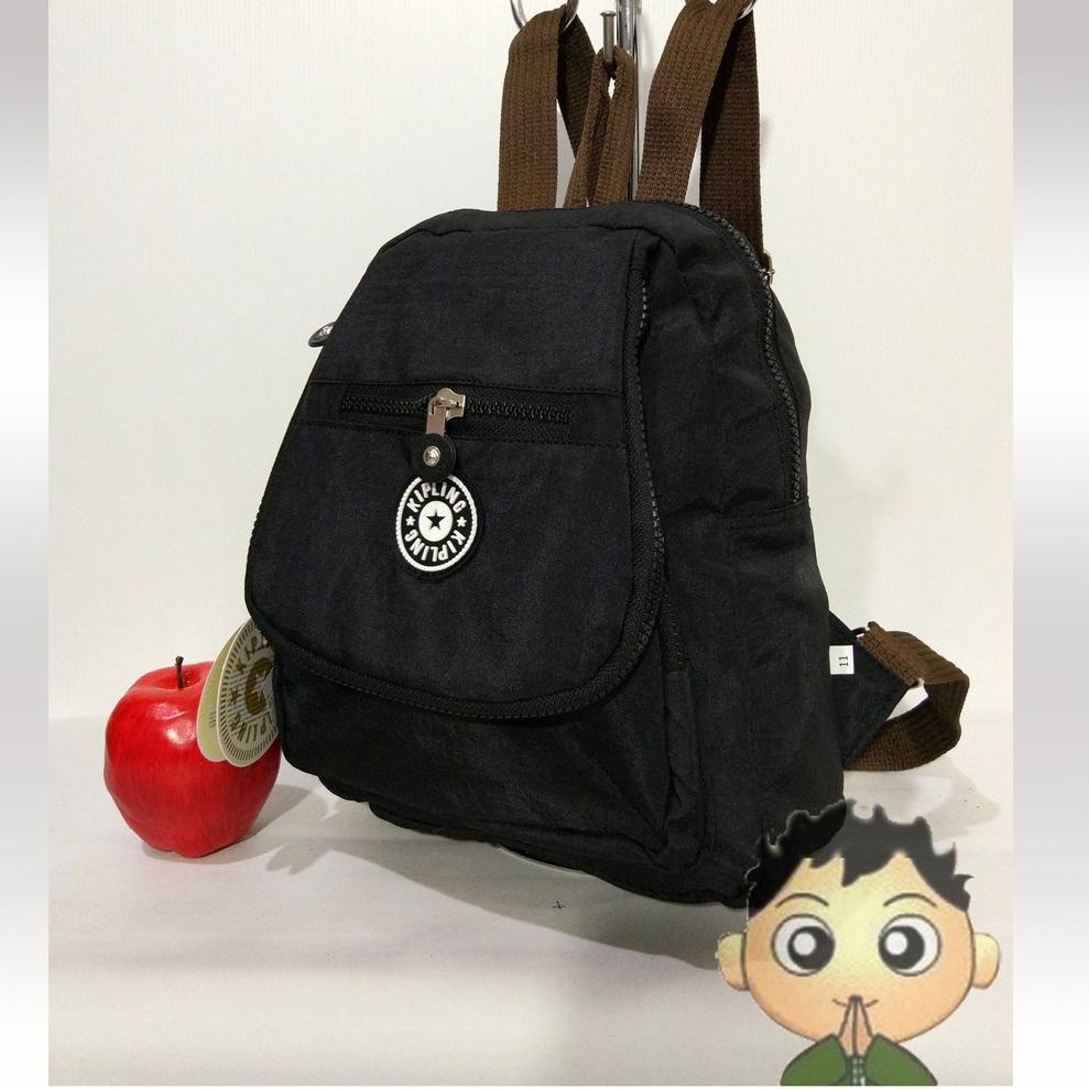 [KODE PRODUK G8JEY6295] Tas Ransel Smini Kipling Black DX6 boneka rubber