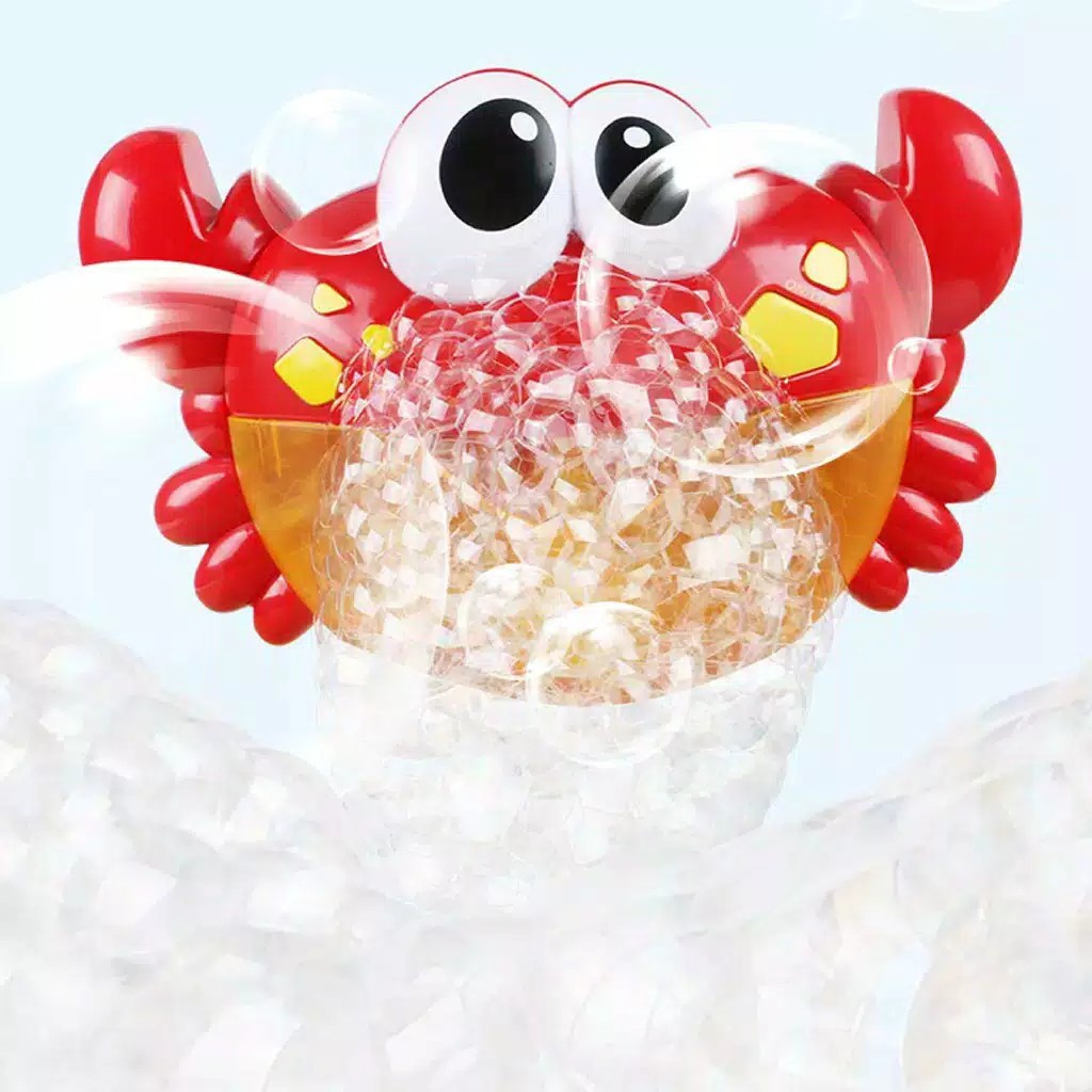 ~COD~ DO-M56 M57 Mainan Mandi Anak Bubble Crab Music Alat Pembuat Busa Mainan Gelembung Balon Sabun-2