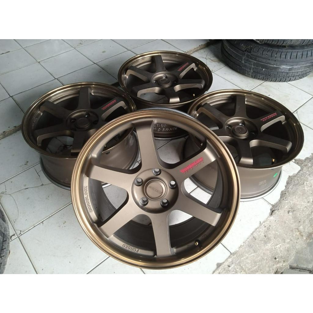 Rays Ring 18 Lebar 8,5 Pcd 5X114 Velg Mobil Bekas Reborn Venturer