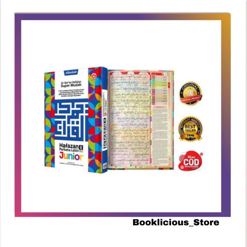 Al Qur'an Hafazan 8 Block Perkata Latin Junior