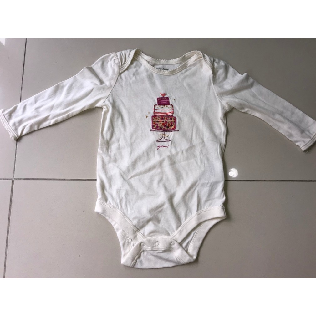 Jumper / Bodysuit Bayi Perempuan Baby GAP Birthday Cake