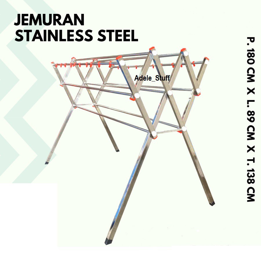 Jemuran Stainless Kotak / jemuran jumbo / jemuran besar