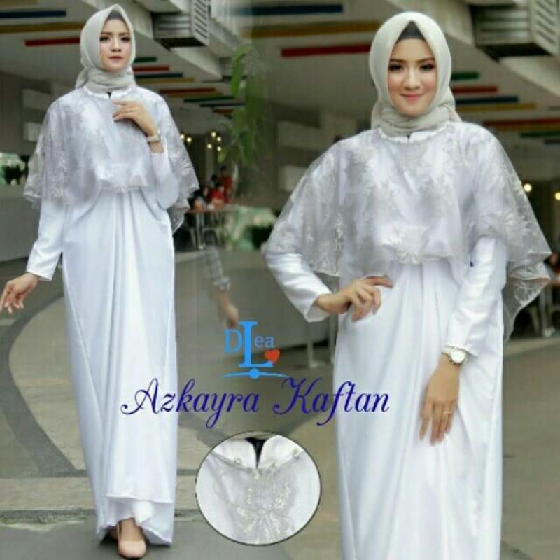 Gamis Kaftan Putih