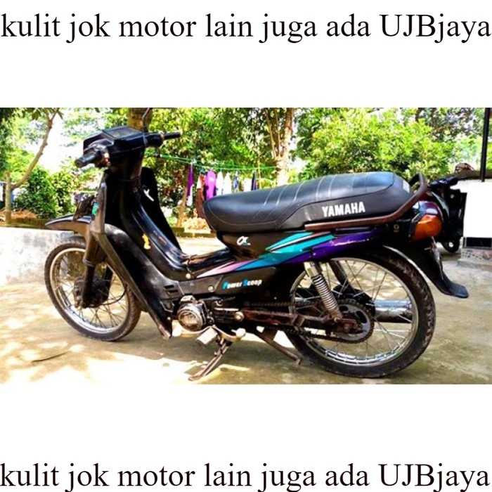 Kulit Jok Motor Alfa BAHAN ORI Sarung Jok Motor Alfa G4