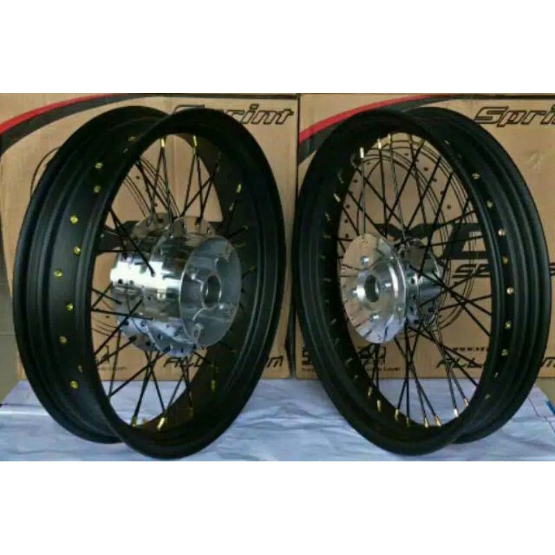 Paket Velg lebar 300 350 17 Vixion Old Mx king Vixion new Rx king Velg sprint XD