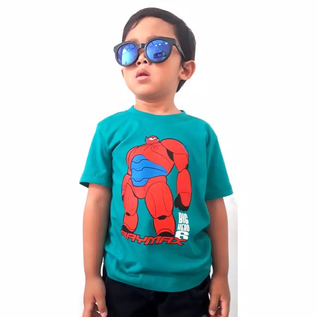 Kaos Karakter cartoon ROBOT anak / BAYMAX