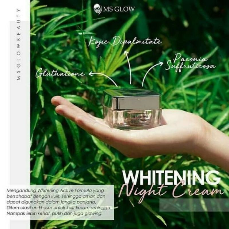 Paket Whitening MS Glow Original Mencerahkan wajah (bisa cod)