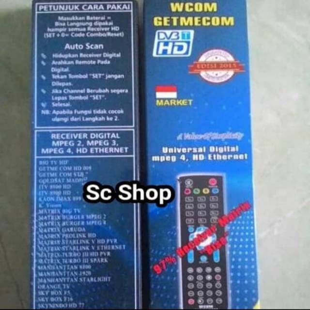 Remot Multi HD / HDE, merk Getmecom
