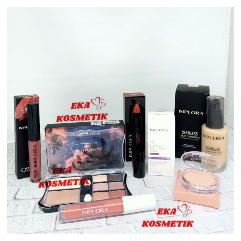 ❣️ EKA KOSMETIK ❣️ IMPLORA PAKET MAKE UP 1 +SERUM