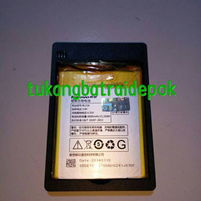 Baterai Batre Xiaomi Xiomi Redmi Note 1 3G 4000mah REAL Double Power + Dock Charger (modifikasi)