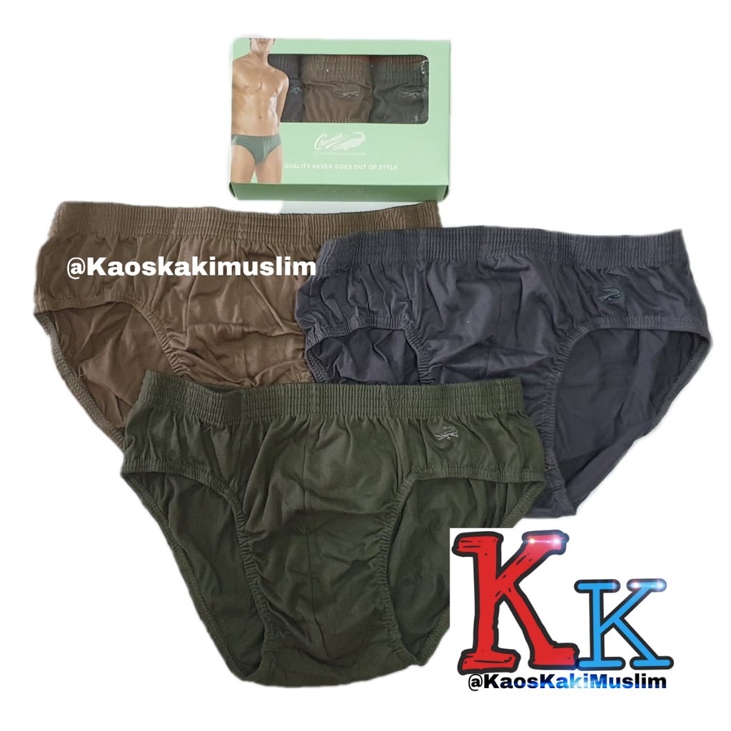 [KaosKakiMuslim] Celana Dalam Pria CROCODILE / CD Pria Crocodile