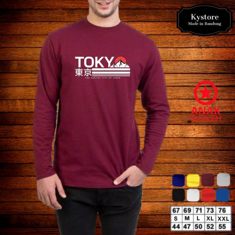 kaos lengan panjang kaos long sleave tokyo japan