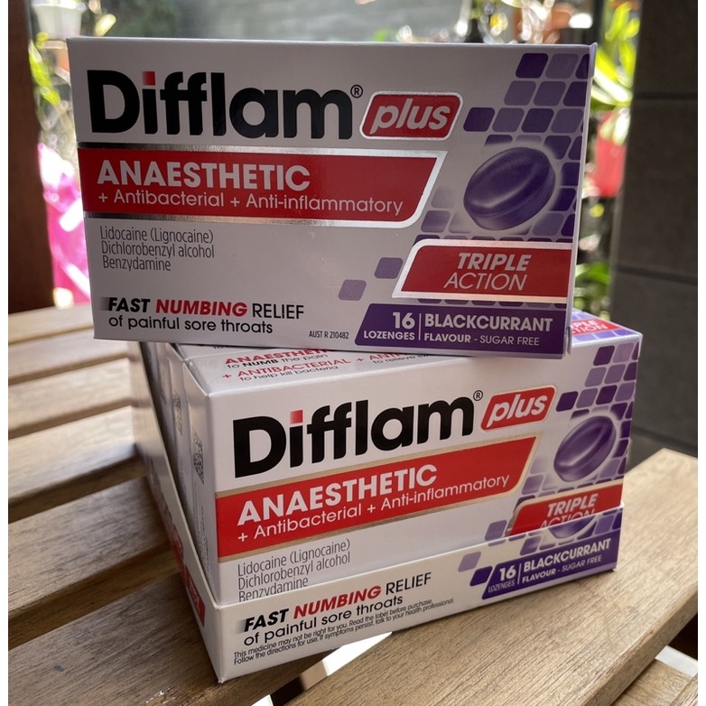Difflam plus Anaesthetic Sore Throat Lozenges