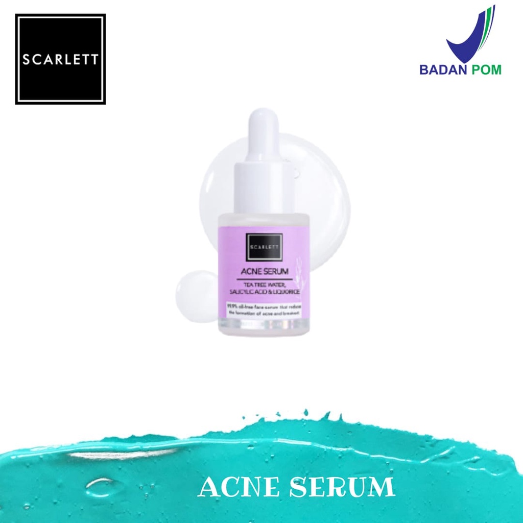 Scarlett Whitening Acne Serum SCARLETT WHITENING ACNE SERUM - SERUM JERAWAT SCARLETT